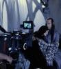 On the set - with Hugo Weaving