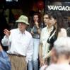 with Woody Allen and Lukas Haas